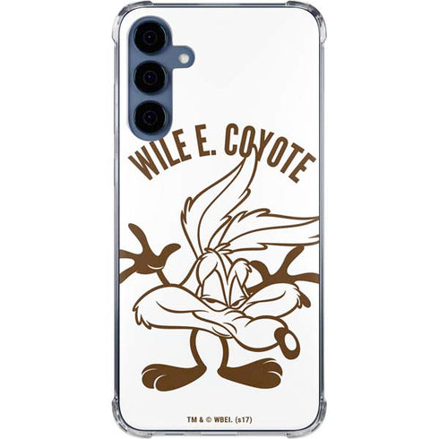 Looney Tunes Wile E Coyote Big Head Galaxy A35 5G Clear Case